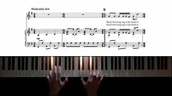 The Beatles - Blackbird - Piano Tutorial + Sheet Music The Beatles - Blackbird - Piano Tutorial + Sheet Music