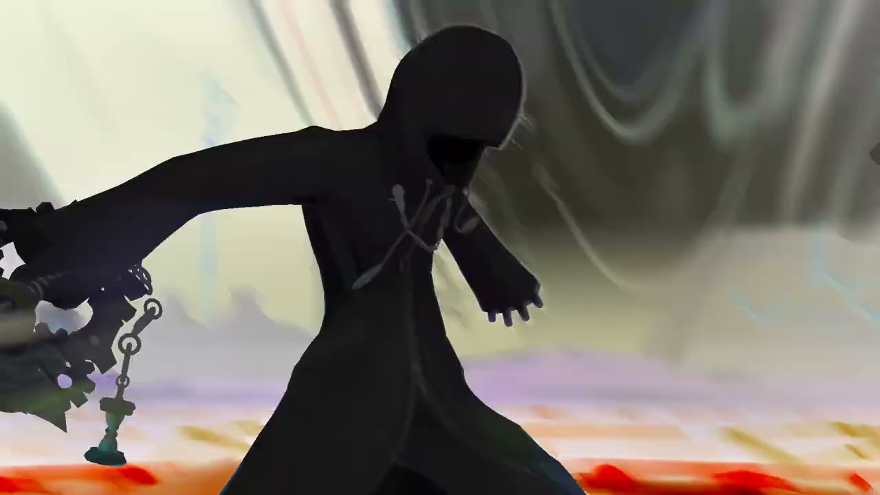 Kingdom Hearts III PC Mod Wayfinder Trio vs Mysterious Figure