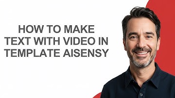 How to Make Text with Video In Template Aisensy - KevinHowTo