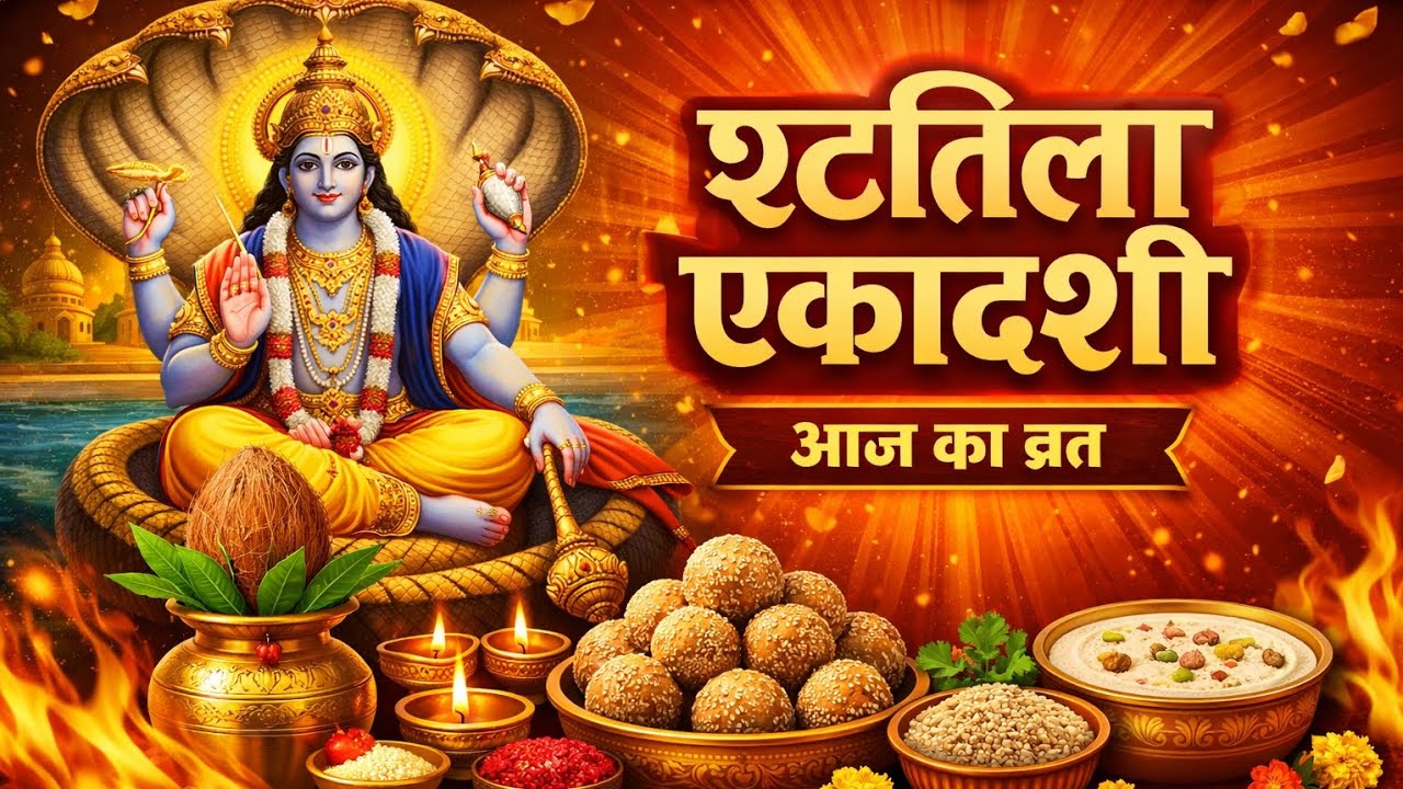 षट्तिला एकादशी व्रत आज | Shattila Ekadashi Vrat Katha, Mahatva & Pujan Vidhi 🪔
