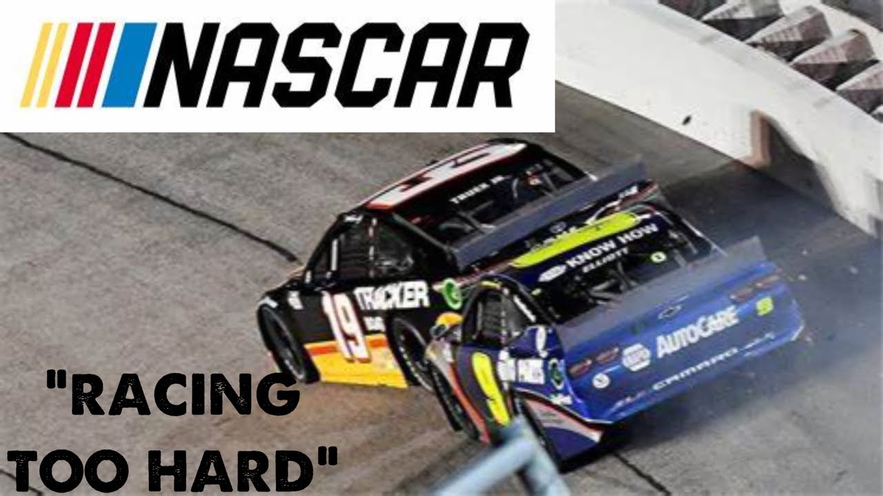 NASCAR “Racing Too Hard” Moments - YouTube