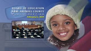 BOE 2-6-2019 General Session Meeting