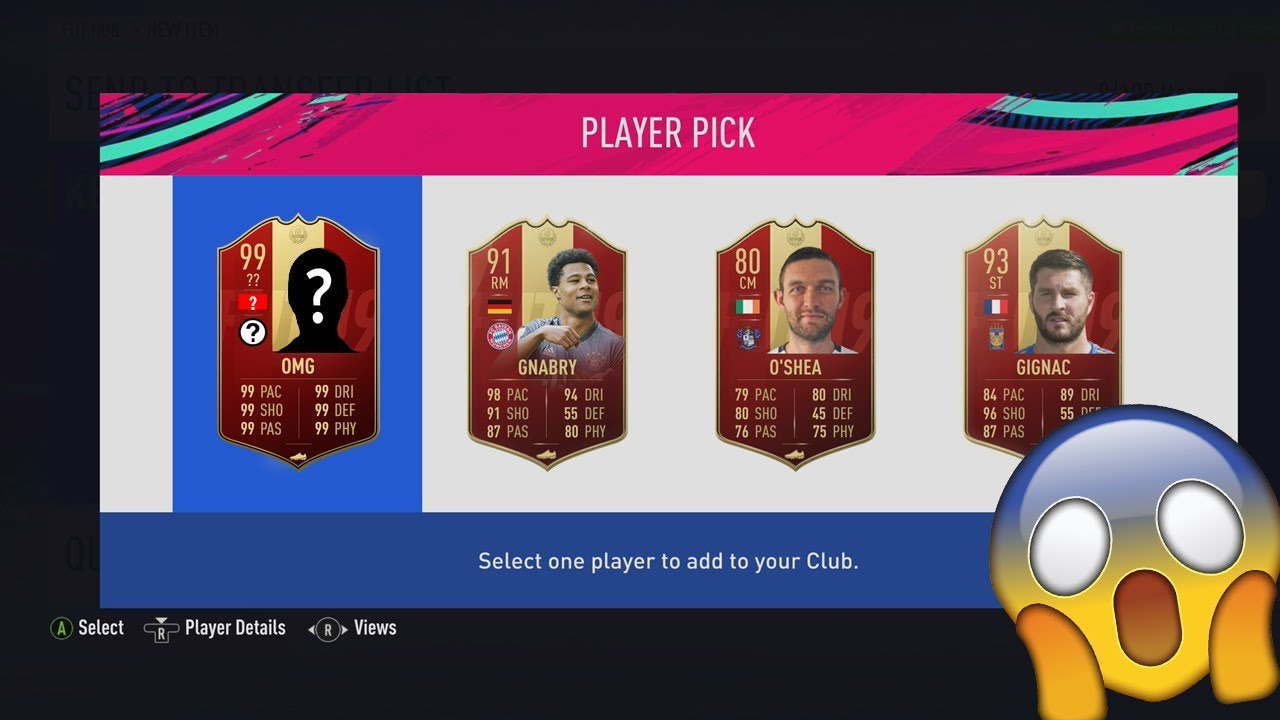 AMAZING PREMIER LEAGUE TOTS PLAYER IN MY RED PICKS! FIFA 19 FUT CHAMPIONS REWARDS
