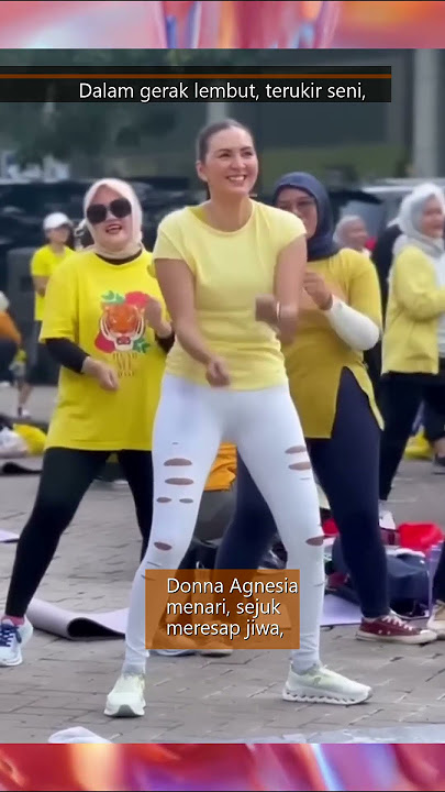 Donna Agnesia   Bikin Adem ratebody artis senam dance