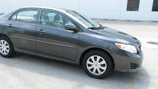 1 owner 2009 Toyota Corolla LE sedan 120k