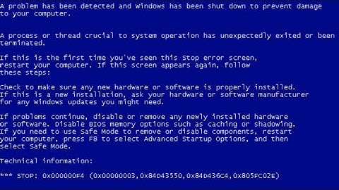Windows XP BSOD VM Compilation P1