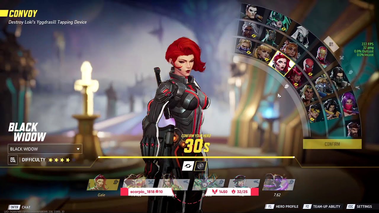 GALE vs DAFRAN - BLACK WIDOW & WOLVERINE GAMEPLAY MARVEL RIVALS SEASON 1