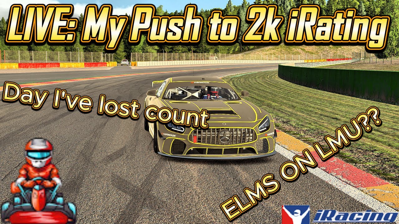 LIVE: 🔴 iRacing | Professional mistake maker ATTEMPTS TO NOT throw any iR |