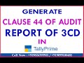Clause 44 of Form-3CD in Tally | Clause 44 of Tax audit Report In TallyPrime