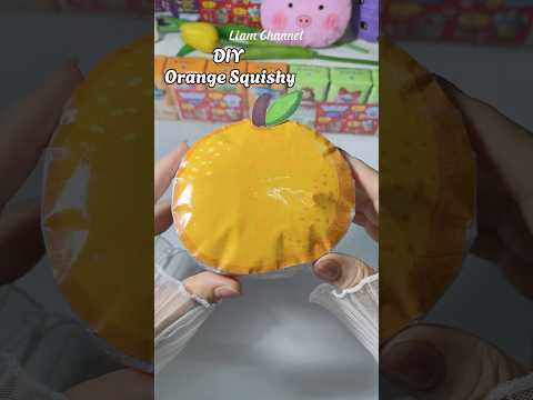 DIY Orange Squishy/ Làm Squishy Trái Cam theo yêu cầu của Fan/ Liam Channel