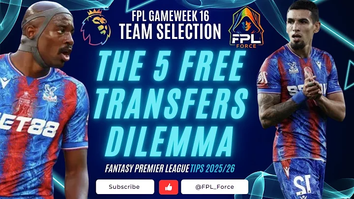 FPL GW16 Team Selection | How I Used 4 Free Transfers | Fantasy Premier League Tips 2025/26