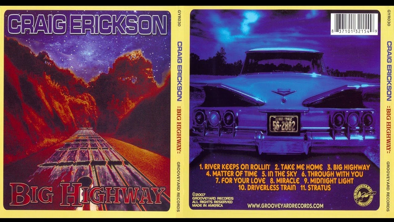 Craig Erickson – Big Highway - YouTube