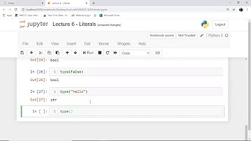 Python in 5 minutes | Lecture 7 | Literals