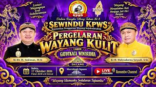#live  #duet Ki Dr, H. Sukirman dan Ki H, Wahyu Dharma S. S,Sn LAKON  Gathutkoco Winisudo. #hiburan