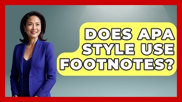 Does APA Style Use Footnotes? - The Language Library