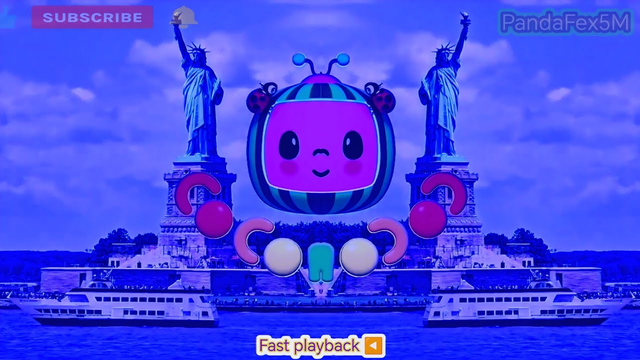 "Cocomelon" OutroLogo Edit "Statue of Liberty" Funcolors Effects Sponsored By Preview 2 effect