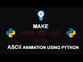 Happy New Year 2021 ASCII Animation Using Python | KNOWLEDGE DOCTOR | Mishu Dhar