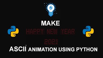 Happy New Year 2021 ASCII Animation Using Python | KNOWLEDGE DOCTOR | Mishu Dhar