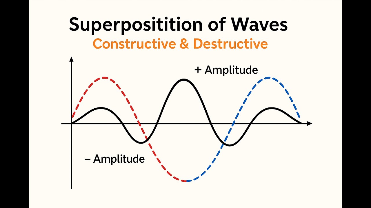 Wave Interference Explained Visually | Constructive & Destructive ...