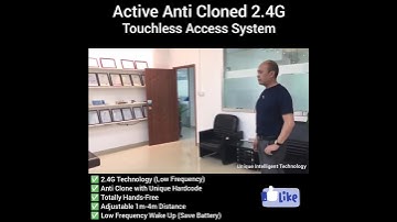 Touchless 2.4G Anti Clone Touchless Active Tag System