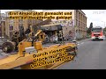 Schwerer Bauunfall / 70 Tonnen Baumaschine kippt auf Straße / Leipzig-Zentrum-Ost [24.08.2021]
