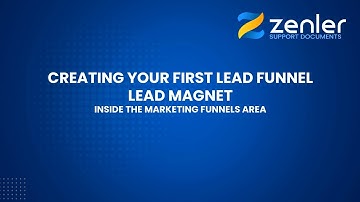 👉 Marketing Funnels - Creating Your First Lead Funnel/Lead Magnet