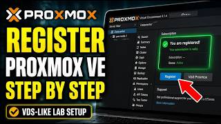 How to register with Proxmox VE for VDS-like virtual lab setup - Step By Step
