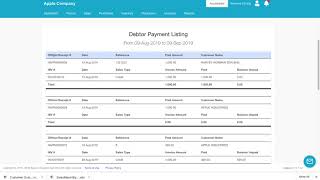 Payment Received Report