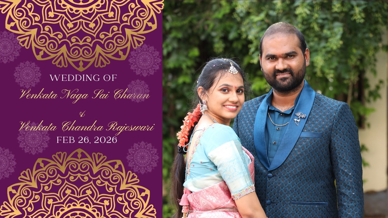 Bandaru's Wedding Ceremony || Naga Charan & Chandra Rajeswari || 26-02-2026@10-08