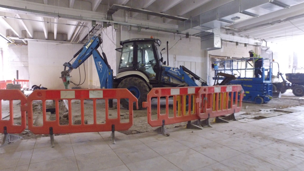 Wrexham 'Arts Hub' Build Progress People's Market Conversion YouTube