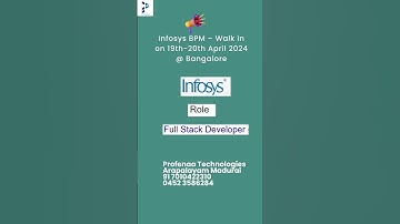 Infosys BPM – Walk in on 19th-20th April 2024 |Madurai : 7010422310#theni #virudhunagar #sivagangai