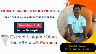 How to extract unique values in Excel with VBA | VBA Scripting Dictionary Tutorial | With VBA Code