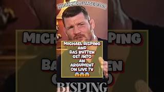 Michael Bisping And Bas Rutten Get Into An Argument On Live Tv