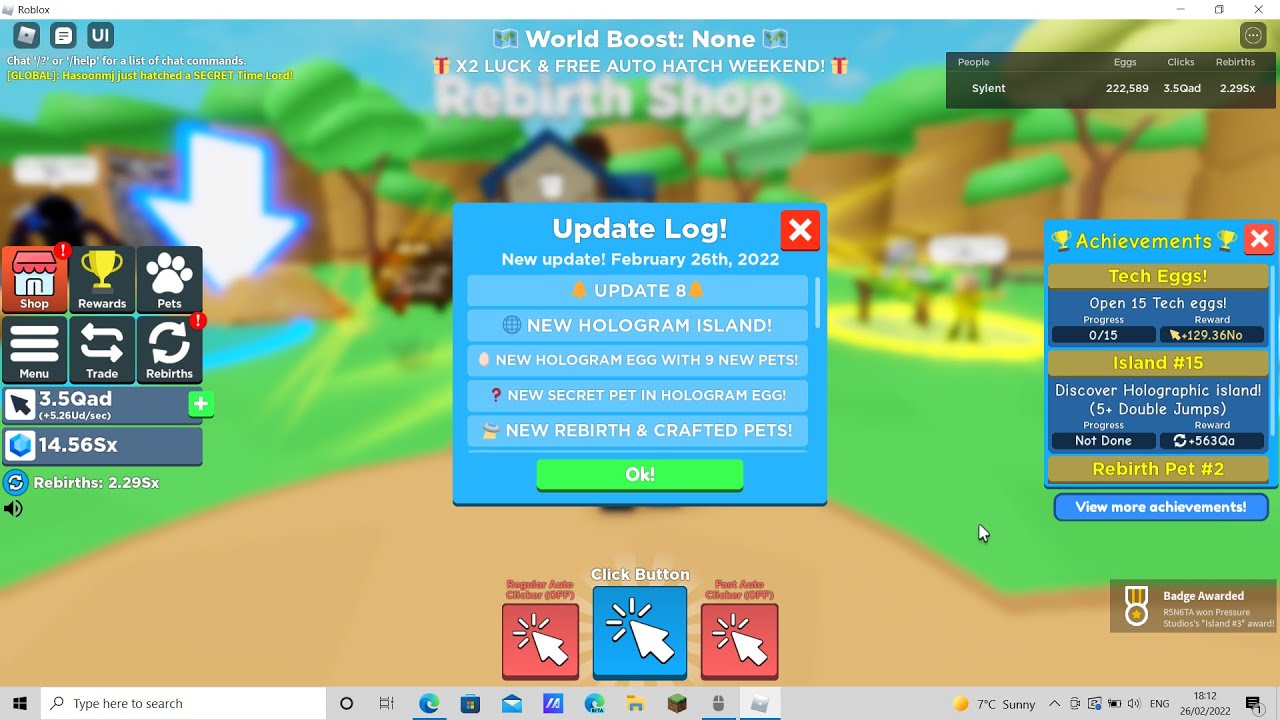 [UPDATE 8] Clicking simulator