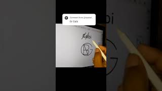 Gabi Name Logo Design 💫 | Creative Name Art ✨ #LogoDesign #Shorts #Gabi #fyp
