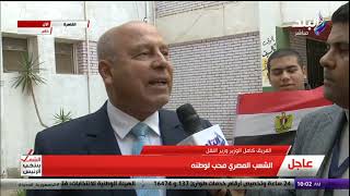 وزير النقل يوجه رسالة للشعب المصري خلال مشاركته في الانتخابات الرئاسية 2024