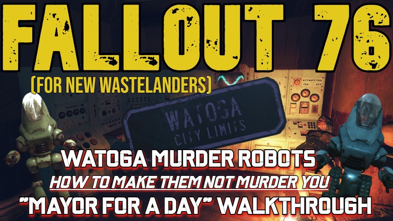 Fallout 76 Mayor for a Day Walkthrough