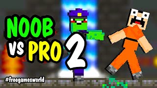Noob vs Pro 2: Jailbreak - Minecraft - Gameplay | Free Games World screenshot 2