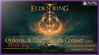 ELDEN RING, Mini Boss, Ordovis, Chevalier du Creuset & Chevalier du Creuset, Fr