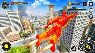 Flying Police Fire Hero: Gangster Crime City Part 22 - Android Gameplay screenshot 1