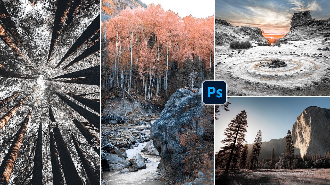 1minute tutorial Winter color grading effect in