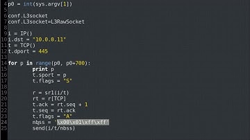 SMBloris PoC attack from Kali Linux against Windows Server 2016