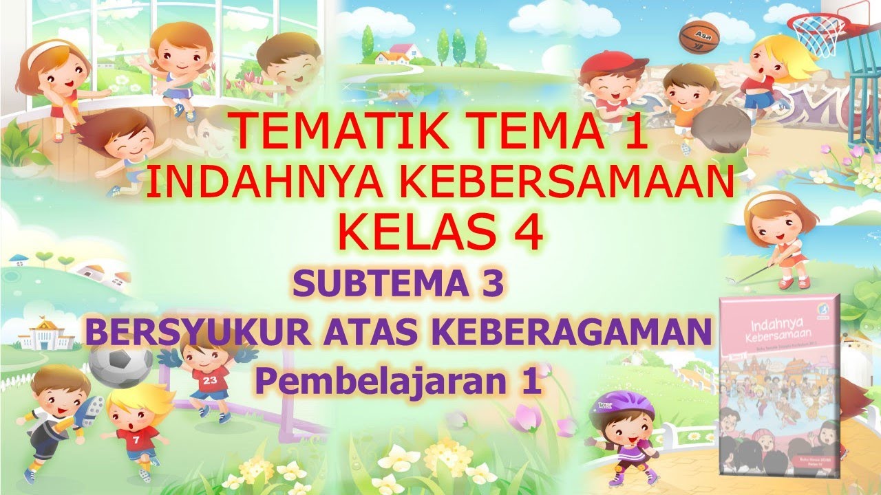 Video pembelajaran tematik kelas 4 tema 1 subtema 1 muatan ppkn