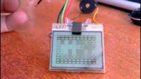Boulderdash clone on pic 12f675 with Nokia 3310 LCD