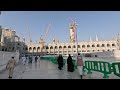 جولة رائعة في ساحات الحرم و التوسعة شارع غزة المعابدة وجميع فنادق الشارع شاهد لن تندم 