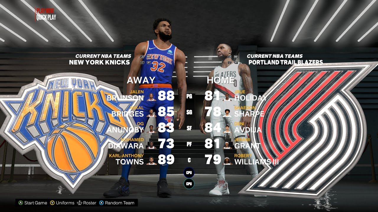 NBA 2K23 NBA 2K26 Набор "Никс" + "Трейлблейзерс"