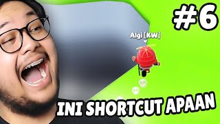 AKU REVIEW SHORTCUT PALING ANEH DI STUMBLE GUYS!? #6