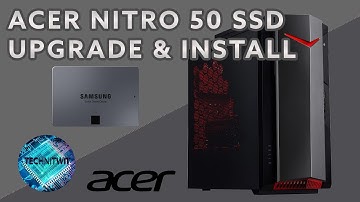 Acer Nitro 50 PC SSD How To Upgrade & Install