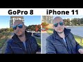 GoPro 8 Black VS iPhone 11 Camera Comparison!