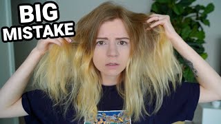 I RUINED MY HAIR (finally time to fix it)